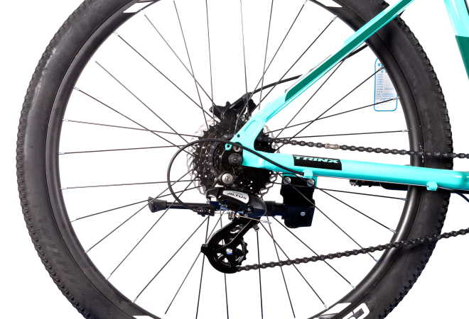 Купить велосипед Trinx M600 Elite 27.5" Cyan-Black-Green 18 - дополнительное фото 1