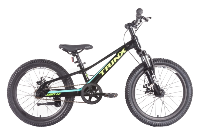 Купить велосипед підлітковий Trinx SEALS 1.0 20" Black-Yellow-Cyan