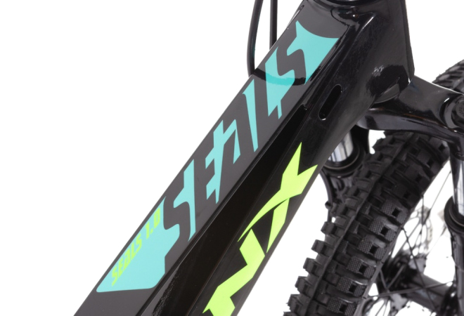 Купить велосипед підлітковий Trinx SEALS 1.0 20" Black-Yellow-Cyan - дополнительное фото 3