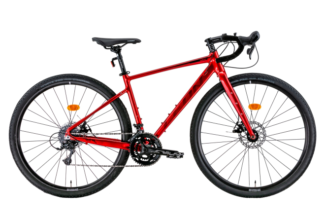 Купить вЕЛОСИПЕД 28" LEON GR-90 DD 2022 S Червоний із чорним