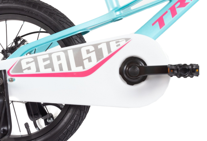 Купить велосипед підлітковий Trinx SEALS16D 16" Cyan-White-Rosy-Red - дополнительное фото 6