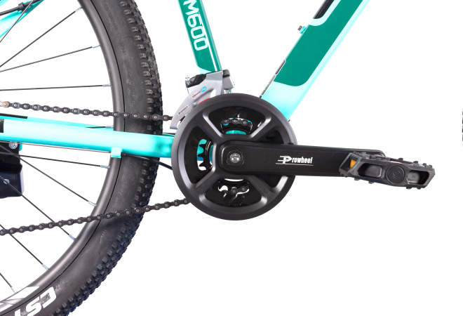 Купить велосипед Trinx M600 Elite 27.5" Cyan-Black-Green 18 - дополнительное фото 2