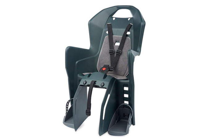 Купить дитяче велокрісло Polisport KOOLAH CFS dark grey/silver