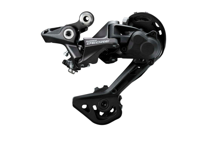 Купить перемикач задній RD-M4120-SGS DEORE SHADOW 10/11-швидк, довгий важіль