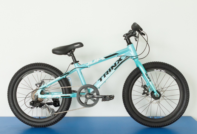 Купить велосипед підлітковий Trinx Junior 3.0 20" Cyan-White-Black