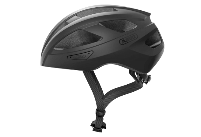 Купить велошолом спортивний ABUS MACATOR Shiny Black  L (58-62 см)