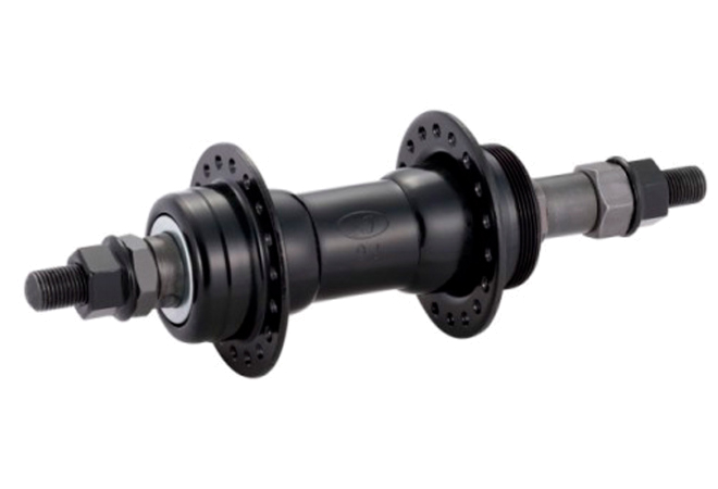 Купить втулка задн. Quando KT-122R під V-brake 36H 165mm, 6-7 шв. на гайках сталева чорна