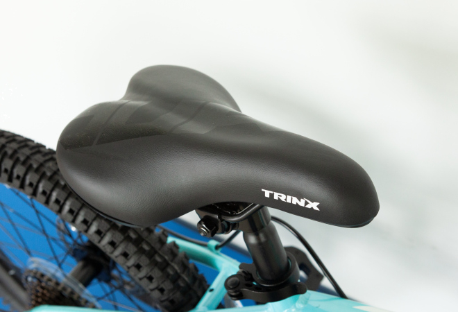 Купить велосипед підлітковий Trinx Junior 3.0 20" Cyan-White-Black - дополнительное фото 4