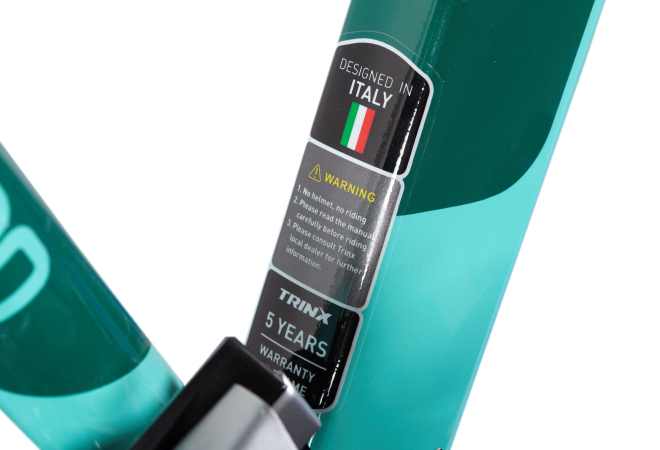 Купить велосипед Trinx M600 Elite 27.5" Cyan-Black-Green 18 - дополнительное фото 5