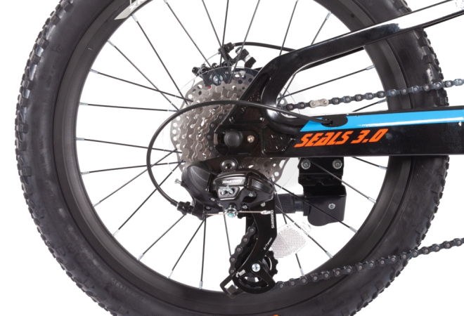 Купить велосипед підлітковий Trinx SEALS 3.0 20"  Black-Red-Blue - дополнительное фото 4