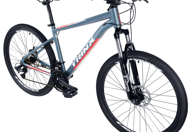 Купить велосипед Trinx M100 2022 26" сірий 13.5 - дополнительное фото 1