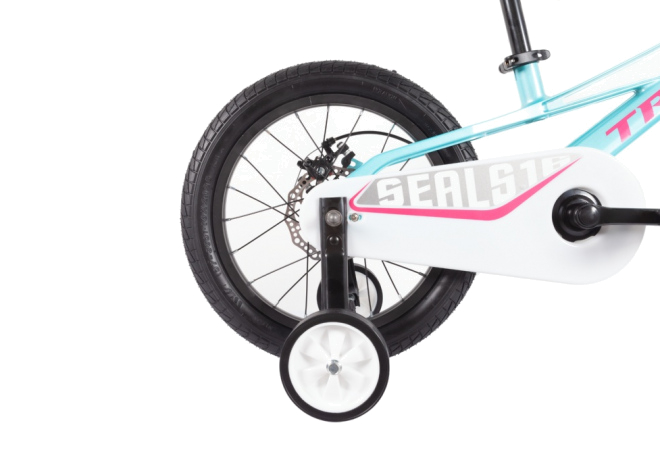 Купить велосипед підлітковий Trinx SEALS16D 16" Cyan-White-Rosy-Red - дополнительное фото 5