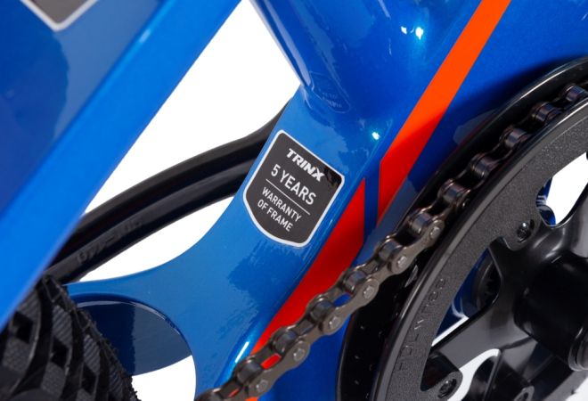 Купить велосипед підлітковий Trinx SEALS 1.0 20" Blue-Silver-Orange - дополнительное фото 3