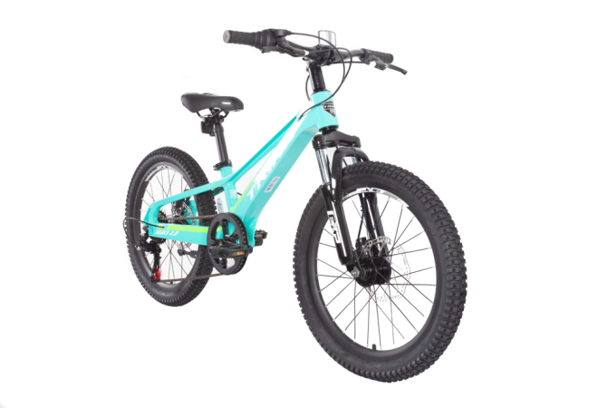 Купить велосипед підлітковий Trinx SEALS 2.0 20" Cyan-Yellow-White - дополнительное фото 1