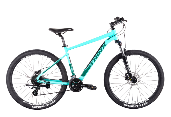 Купить велосипед Trinx M600 Elite 27.5" Cyan-Black-Green 18