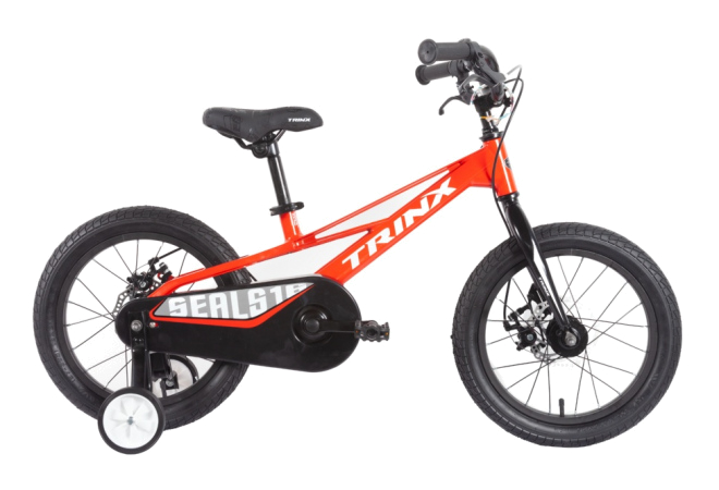 Купить велосипед підлітковий Trinx SEALS16D 16" Red-Grey-White