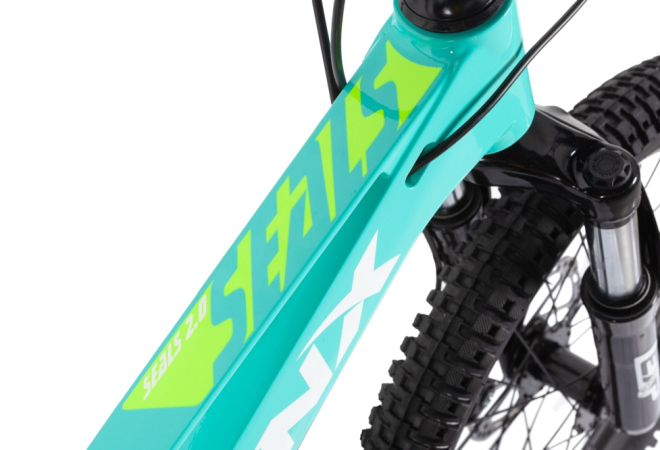 Купить велосипед підлітковий Trinx SEALS 2.0 20" Cyan-Yellow-White - дополнительное фото 3