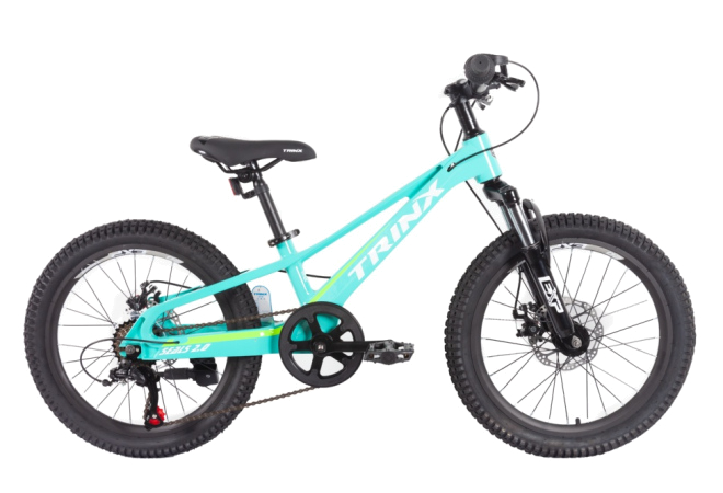 Купить велосипед підлітковий Trinx SEALS 2.0 20" Cyan-Yellow-White