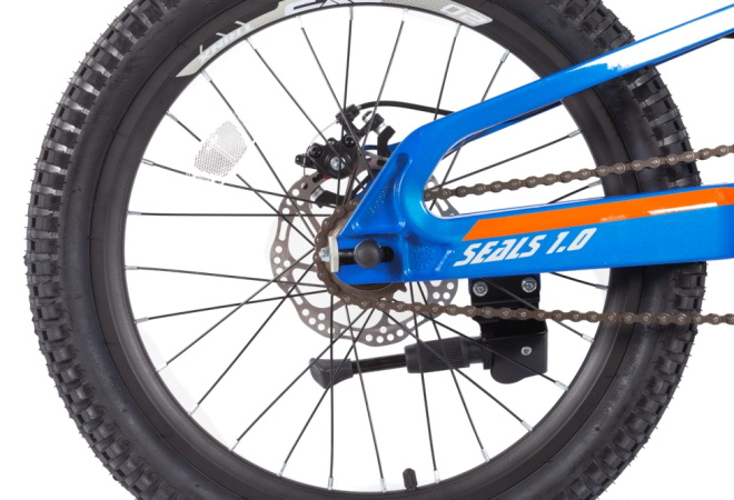 Купить велосипед підлітковий Trinx SEALS 1.0 20" Blue-Silver-Orange - дополнительное фото 5