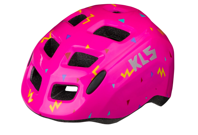 Купить шолом KLS ZIGZAG, дитячий, рожевий S (50-55 см)