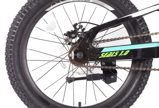 Купить велосипед підлітковий Trinx SEALS 1.0 20" Black-Yellow-Cyan - дополнительное фото 5