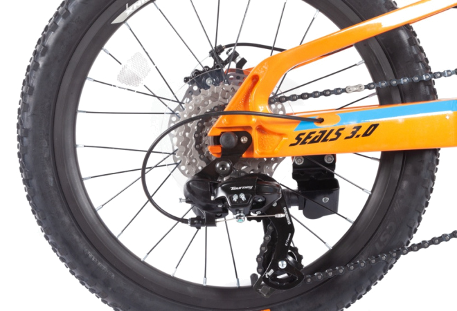 Купить велосипед підлітковий Trinx SEALS 3.0 20"  Orange-Black-Blue - дополнительное фото 3